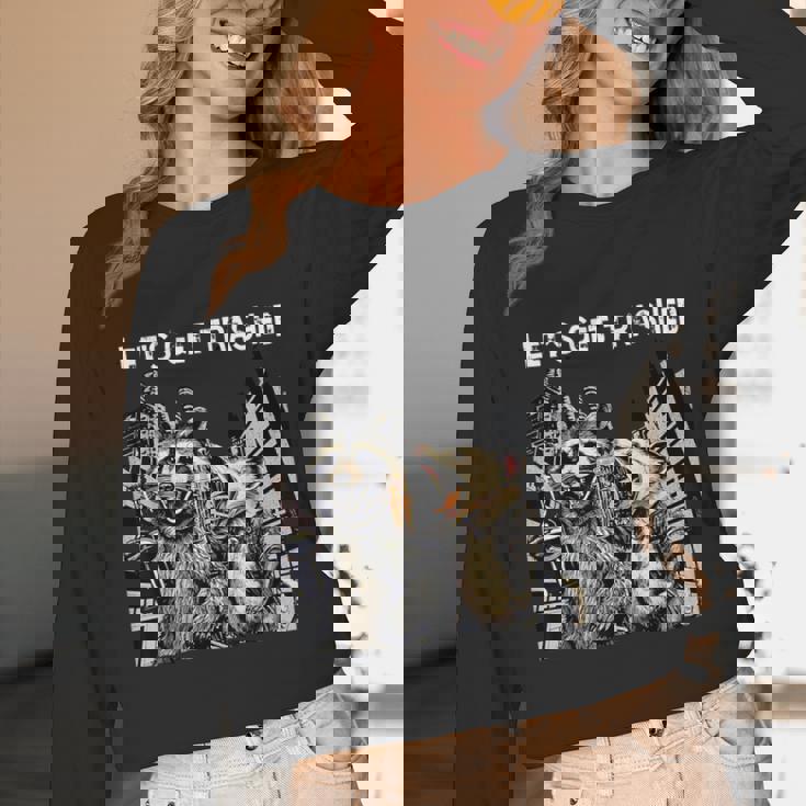 Unisex Long Sleeve T-Shirt - Let's Get Trashed | Fun Party Theme