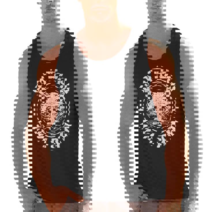 Gothic Raccoon Tank Top - Quirky Men’s Graphic Apparel