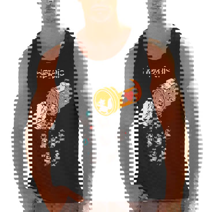 Happy Pills Raccoon Tank Top - Men’s Sleeveless Raccoon Gift