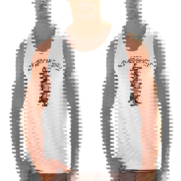 My Flabbers Are Gasted Raccoon Cowboy Men Tank Top
