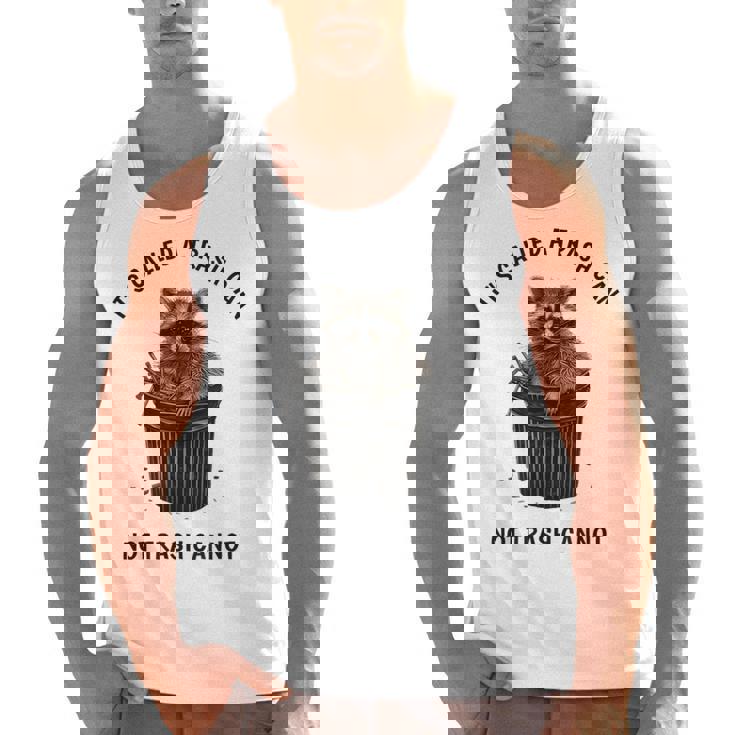 Raccoon Humor Men’s Tank Top - Fun Gift for Nature Lovers