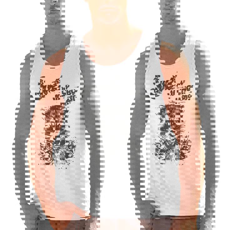 Sarcastic Raccoon Tank Top - Humorous Men's Wear