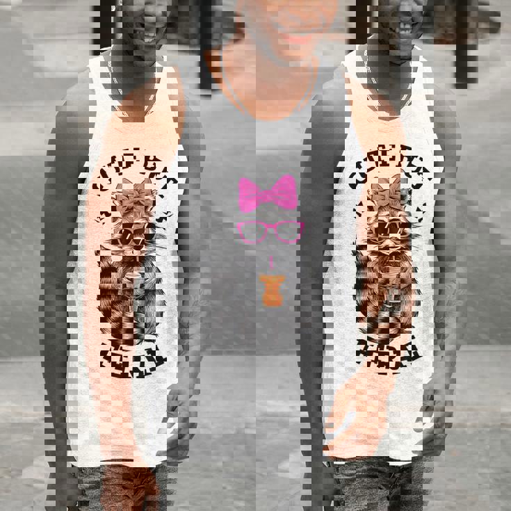 Cute Feral Raccoon Tank Top - Colorful Design for Men
