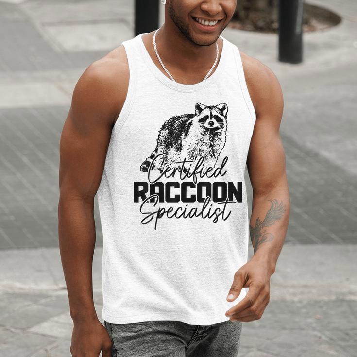 Raccoon Specialist Tank Top for Men - Vintage Design - Fun Gift