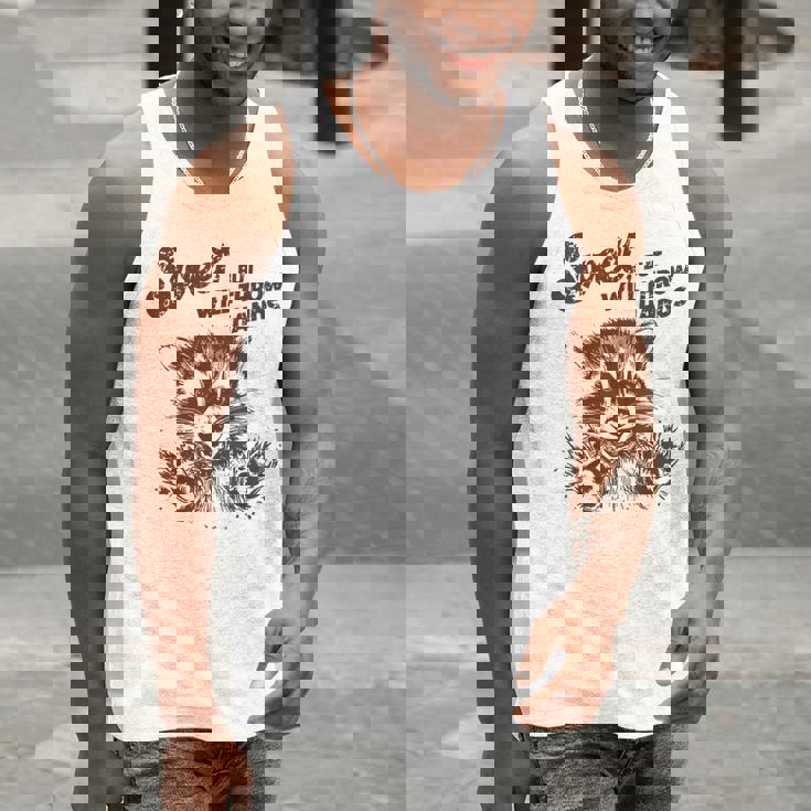 Sarcastic Raccoon Tank Top - Humorous Men's Wear