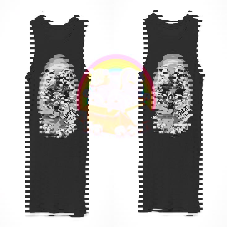 Adopt A Street Cat Opossum Raccoon Skunk Vintage Men Tank Top