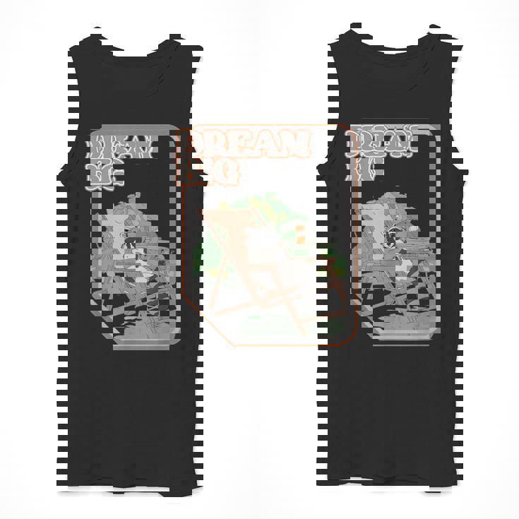 Dream Big Raccoon Men's Tank Top | Playful Graphic for Nature Lovers