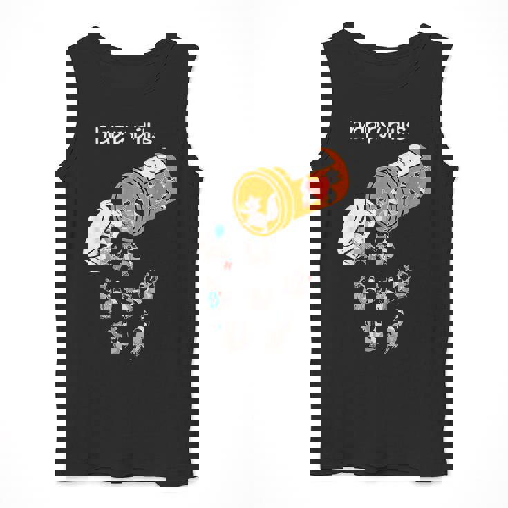 Happy Pills Raccoon Tank Top - Men’s Sleeveless Raccoon Gift