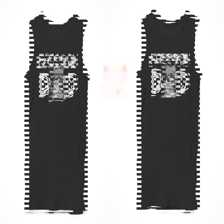 Raccoon Dad Men's Tank Top | Fun Father's Day Gift