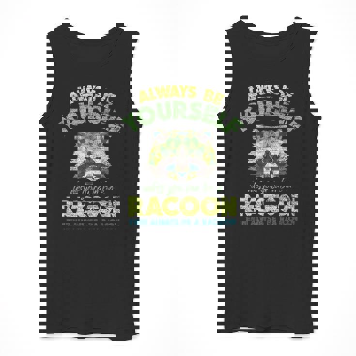 Raccoon Graphic Men's Tank Top - Fun Outdoor Theme