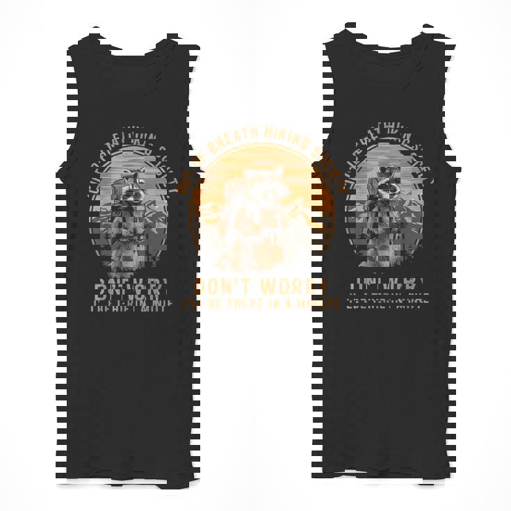 Raccoon Hiking Society Men's Tank Top | Vintage Outdoor Adventure