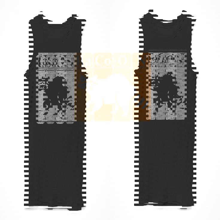 Raccoon Lover Chemistry Tank Top - Fun Periodic Table Design