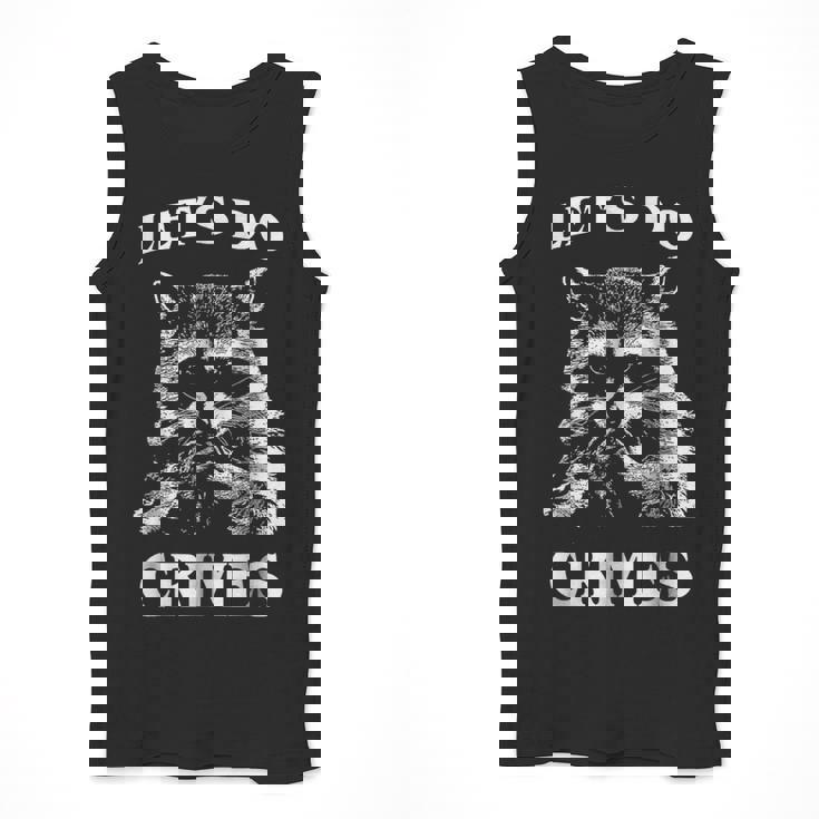 Raccoon Mischief Tank Top for Men - Let's Do Crimes Cute Animal