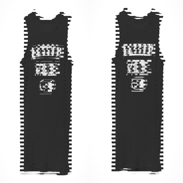 Raccoon Mode On Men's Tank Top | Fun Trash Panda Animal Shirt