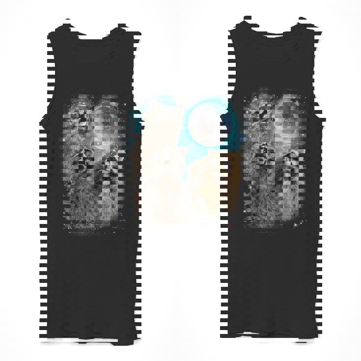 Raccoon Moon Howl Tank Top for Men, Women & Kids | Unisex Fun