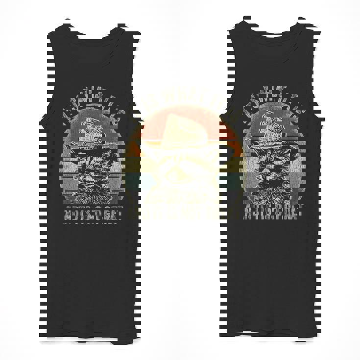 Raccoon Trash Panda Men’s Tank Top - Humorous Casual Wear