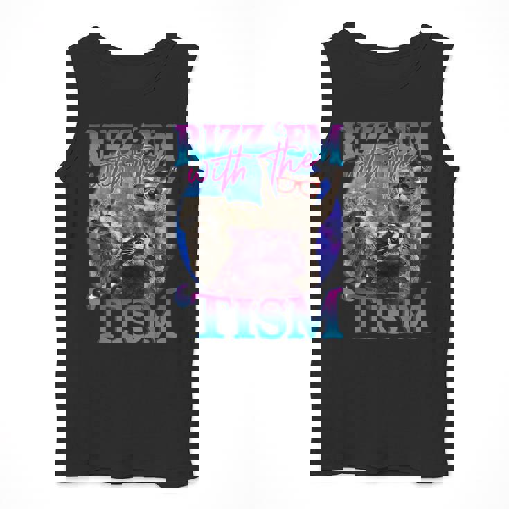 Retro Raccoon Meme Tank Top - Fun Men's Wear for Friends