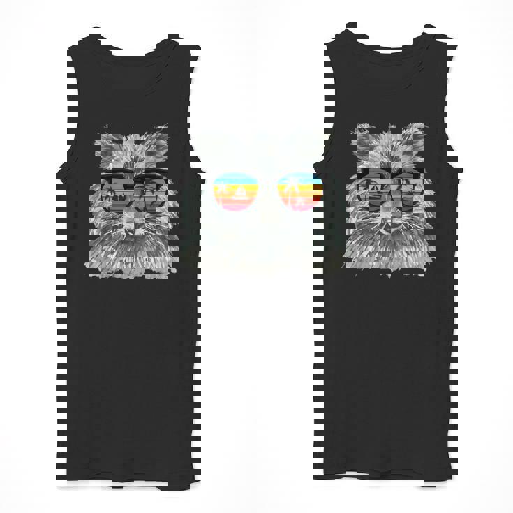 Retro Raccoon Sunglasses Tank Top for Animal Lovers | Men’s Style