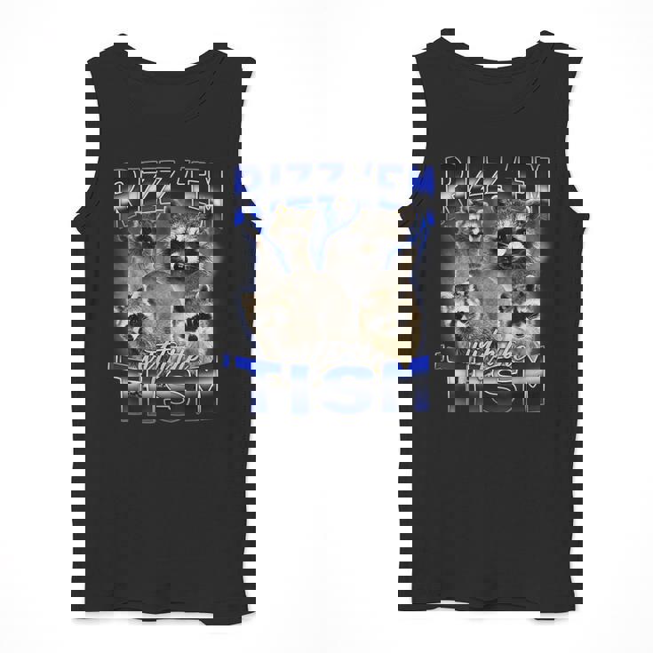 Rizz Em Autistic Raccoon Meme Tank Top for Men