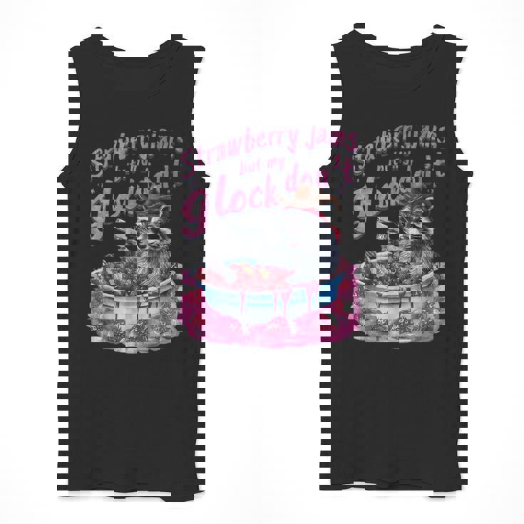 Strawberry Jam Raccoon Theme Men's Tank Top - Fun and Unique