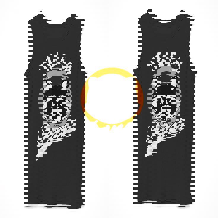 Trash Panda Raccoon Tank Top | Modern Cartoon Style | Men's Casual Wear