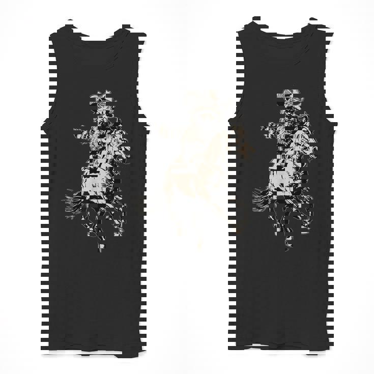 Vintage Cowboy Raccoon Tank Top - Retro Western 90s Style for Men