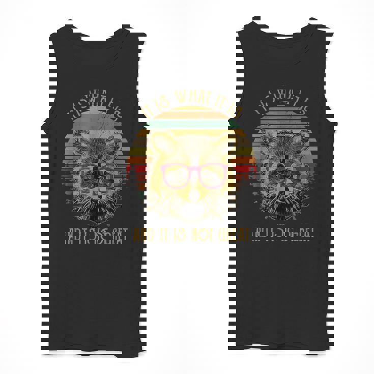 I Workout So I Can Eat Garbage Gym Raccoon Trash Panda Men Tank Top