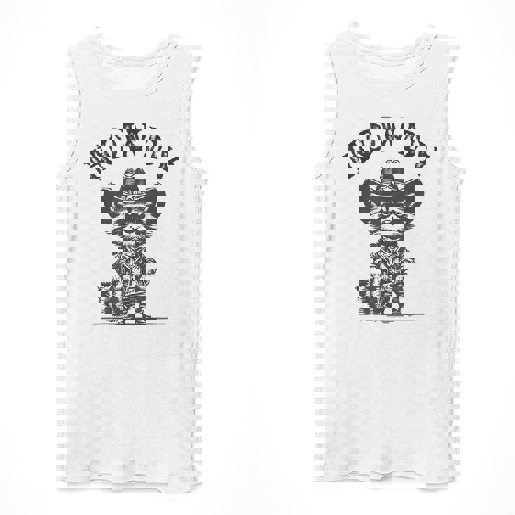 Cowboy Raccoon Unisex Tank Top - Fun Western Style