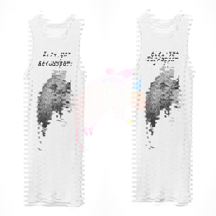 Fairy Godpossum Raccoon Trash Panda Men's Tank Top - Fun & Whimsical
