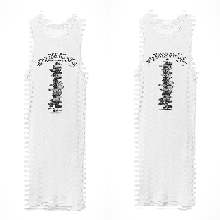 Raccoon Cowboy Men's Tank Top – Humorous Western Wear