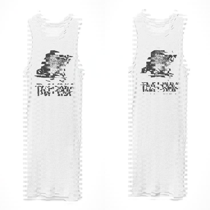 Raccoon Print Men’s Grey Tank Top | Modern Animal Graphic Tee