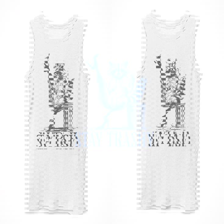 Stay Trashy Raccoon Feminine Halloween Men Tank Top