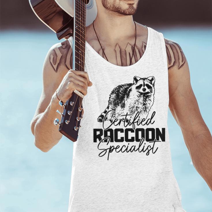 Raccoon Specialist Tank Top for Men - Vintage Design - Fun Gift