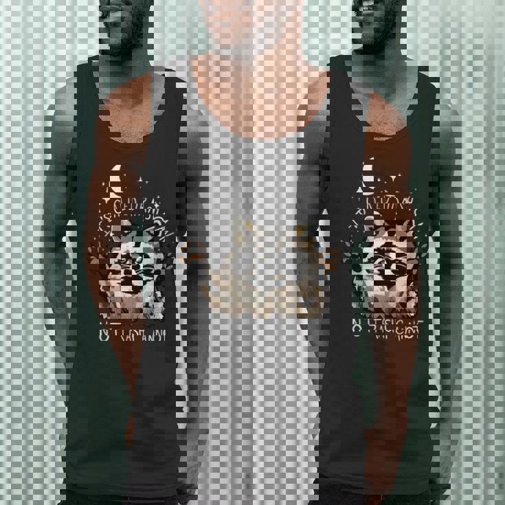 Funny Racoon Men's Tank Top - Sarcastic 'Trash Can' Slogan