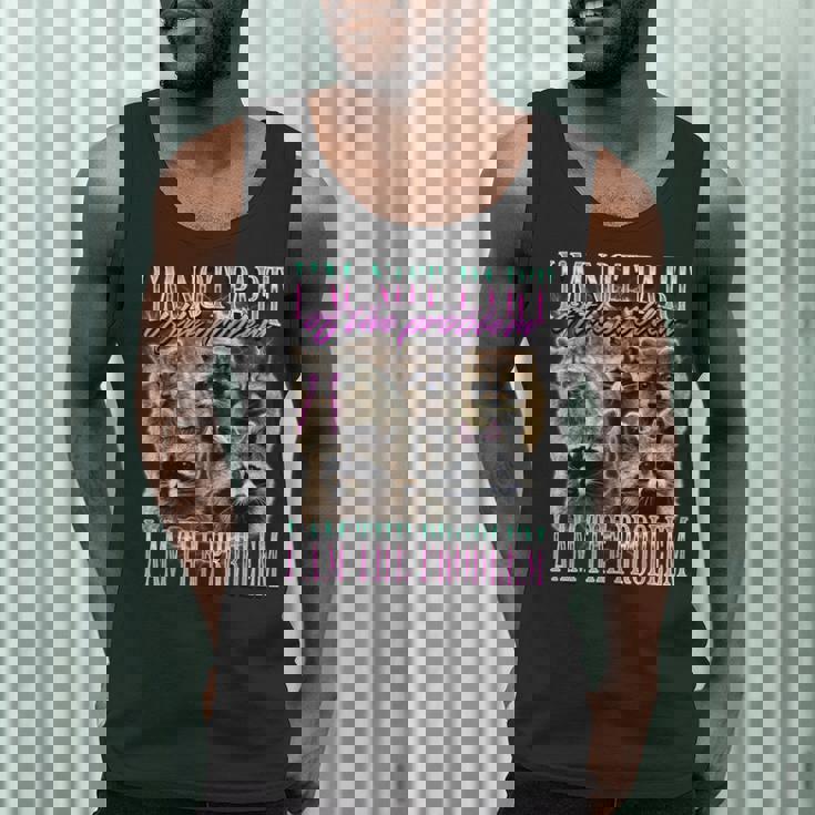 I'm Not Part Of The Problem Raccoon Meme Bootleg Men Tank Top