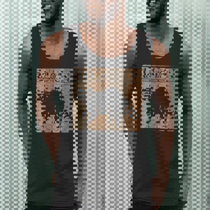 Raccoon Lover Chemistry Tank Top - Fun Periodic Table Design