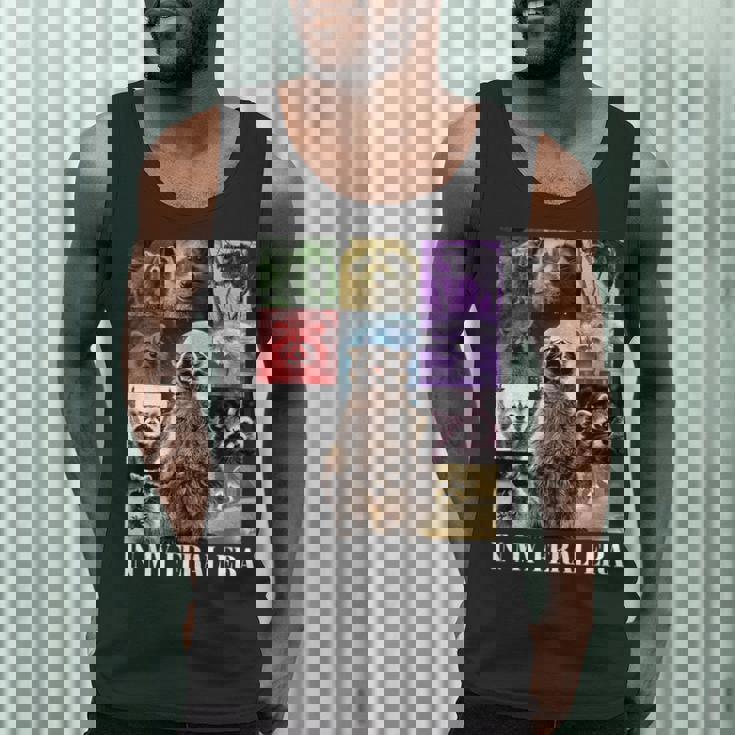 Raccoon Meme Men’s Tank Top - Fun & Vibrant for Everyday Wear