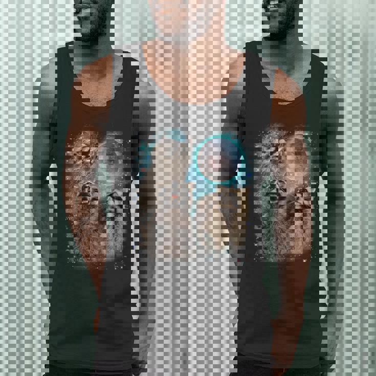 Raccoon Moon Howl Tank Top for Men, Women & Kids | Unisex Fun