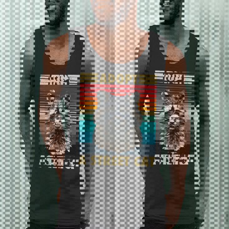 Raccoon Vintage Retro Tank Top | Unisex Casual Style