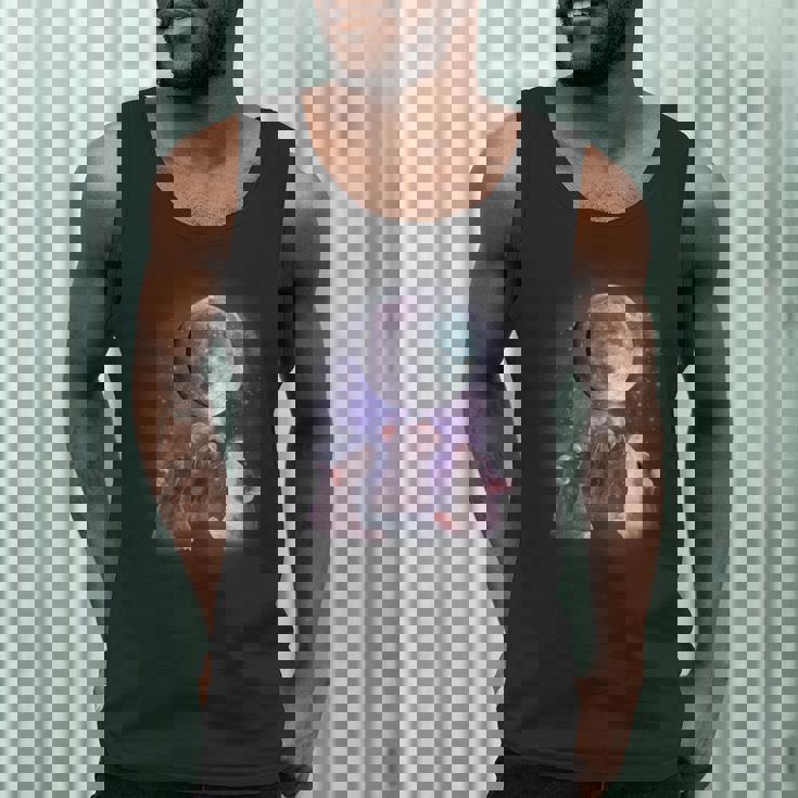 Rat Men Tank Top | Rats Howling at the Moon Graphic Tee