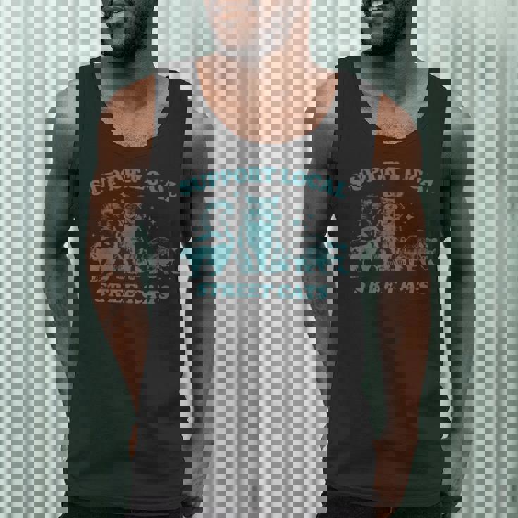 Support Local Wildlife Tank Top - Vintage Raccoon, Opossum & Skunk