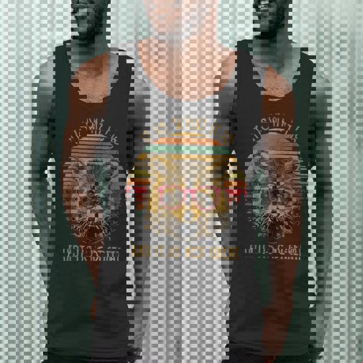 I Workout So I Can Eat Garbage Gym Raccoon Trash Panda Men Tank Top