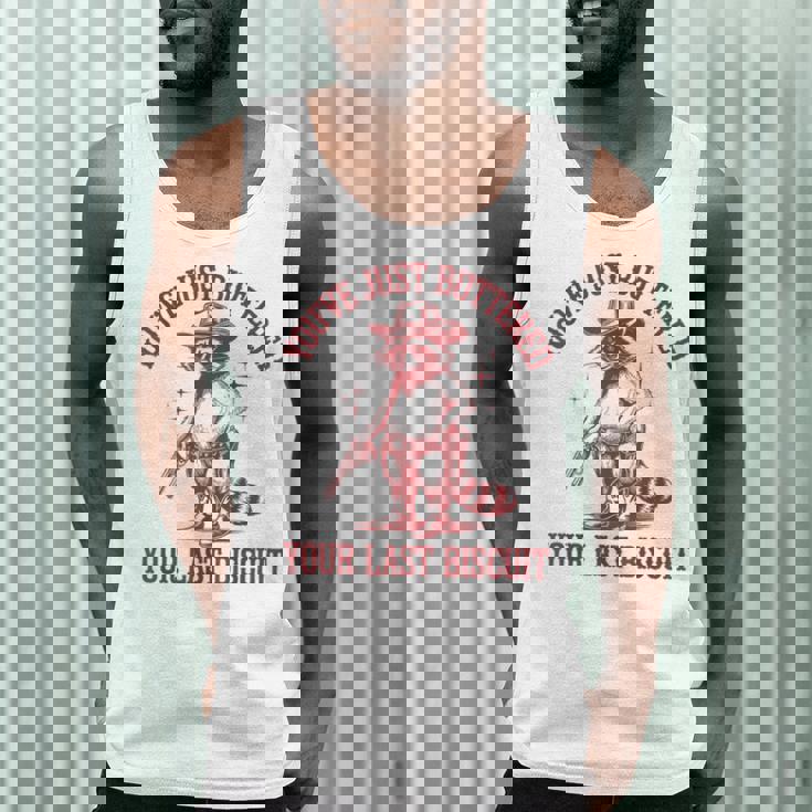 Cowboy Raccoon Men's Tank Top - Western Humor & Unique Style