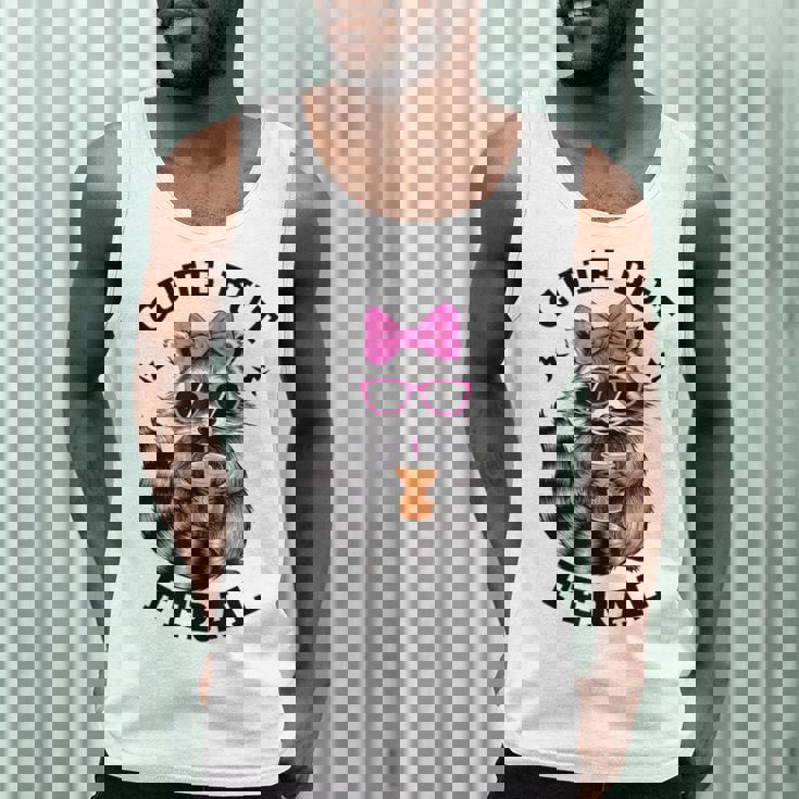Cute Feral Raccoon Tank Top - Colorful Design for Men