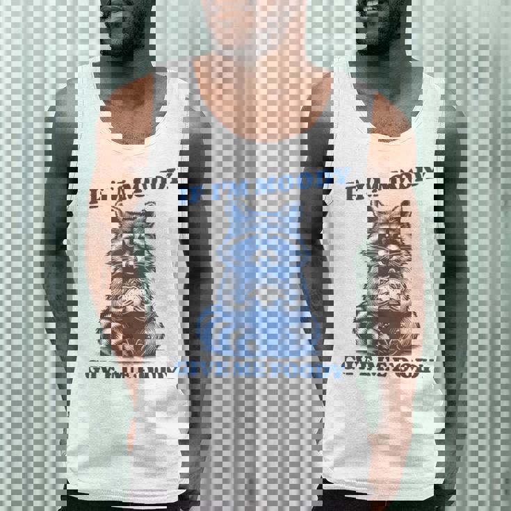 Moody Raccoon Meme Tank Top - Men's Fun Gift