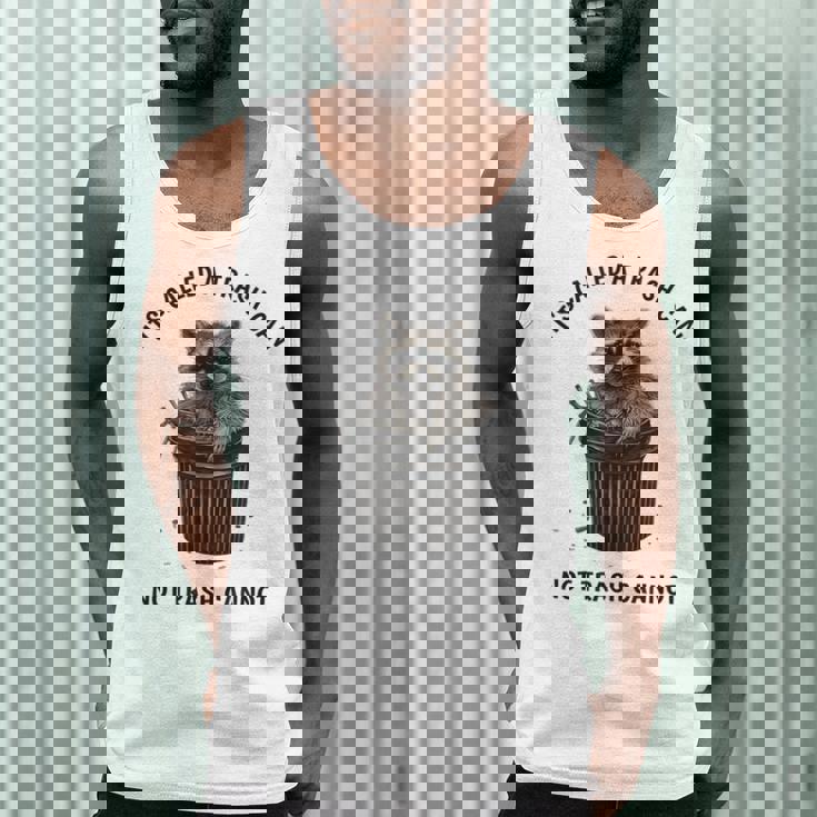 Raccoon Humor Men’s Tank Top - Fun Gift for Nature Lovers