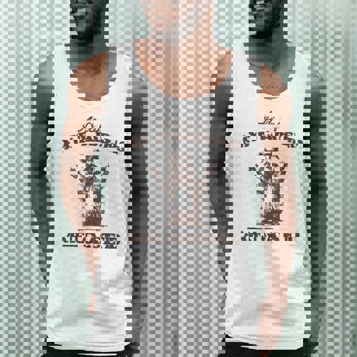 Raccoon Men Tank Top – Funny Sayings – Casual Wear for Animal Lovers