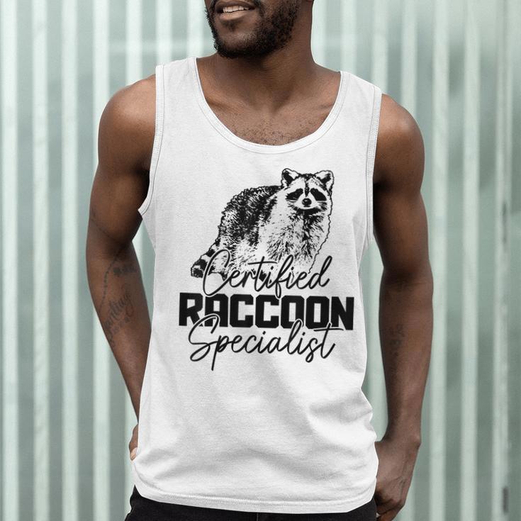 Raccoon Specialist Tank Top for Men - Vintage Design - Fun Gift