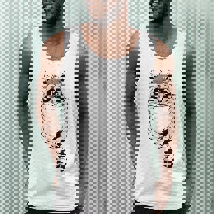 Raccoon Trash Panda Tank Top - Casual Modern Fit for Men