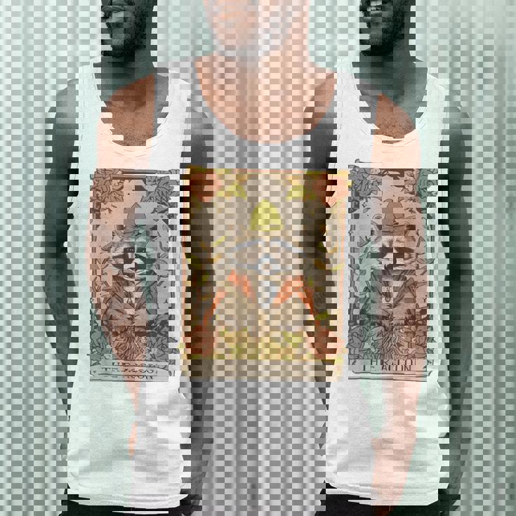 Raccoon Trash Panda Tank Top – Funny Moonlit Design for Men